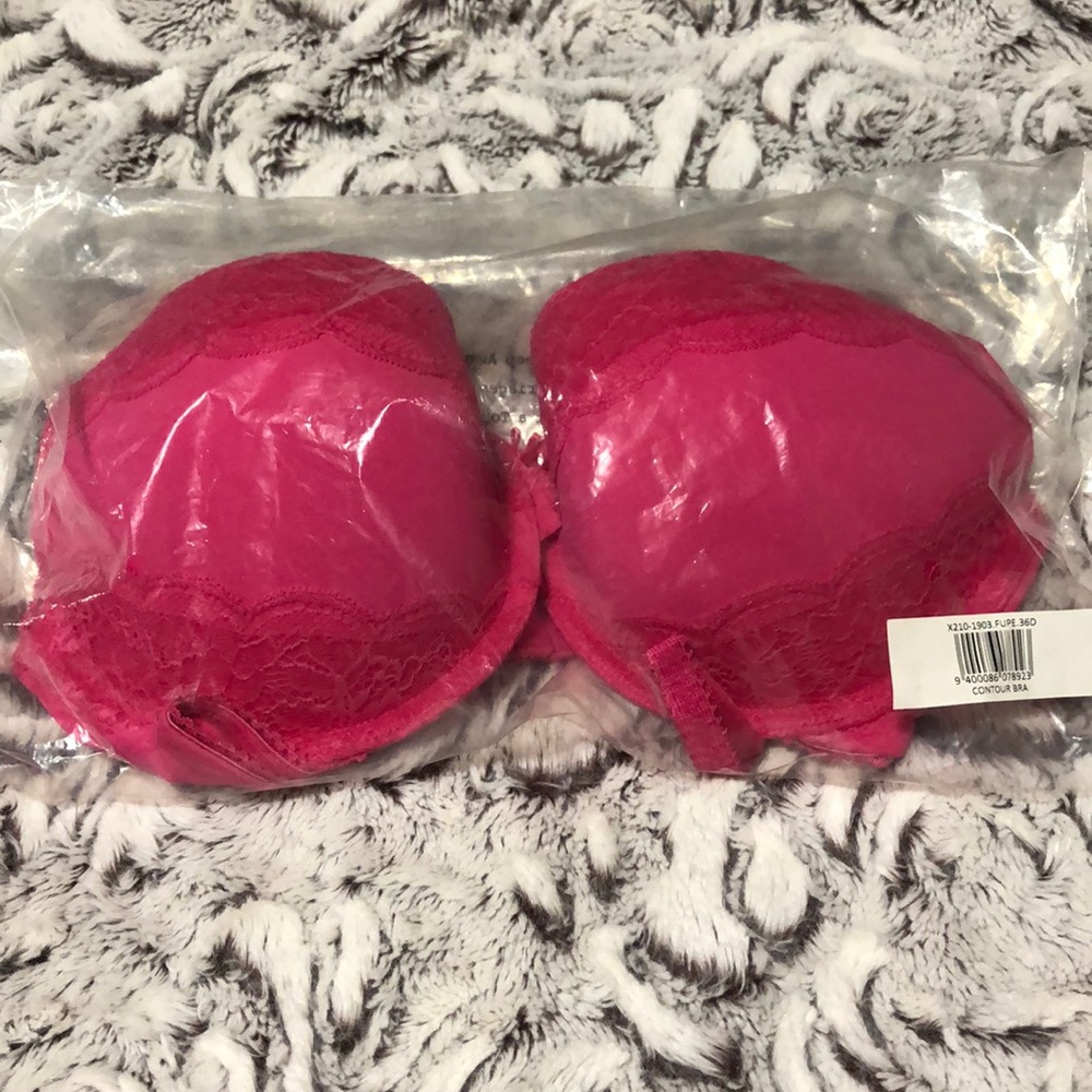 Pink bra
